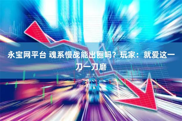 永宝网平台 魂系慢战能出圈吗？玩家：就爱这一刀一刀磨